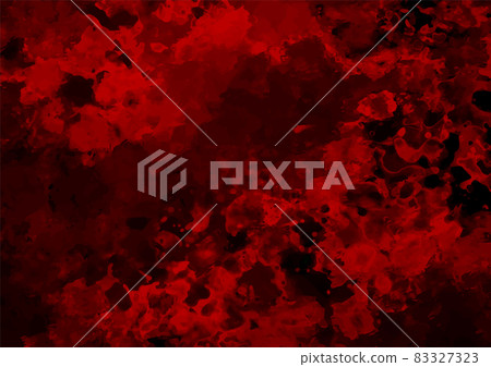 Red fantastic blood watercolor texture background Red fantastic blood watercolor texture background 83327323