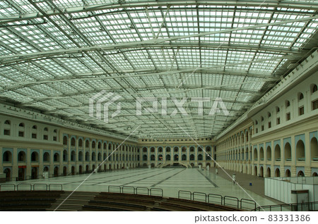 The interiors of Gostiny Dvor (Old Merchant Court), Moscow, Russia The interiors of Gostiny Dvor (Old Merchant Court), Moscow, Russia 83331386