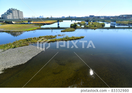 多摩水道橋 / 從多摩川下游看（神奈川縣川崎市） [2021.10] 83332980