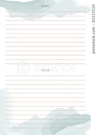 to do list planner trendy template with handwritten font and delicate watercolor brush stroke elements in pastel palette. 83333520