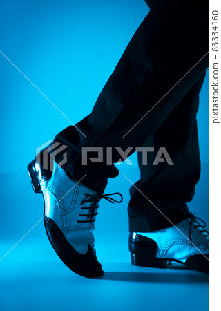 Man dancer dancing shoes 83334160
