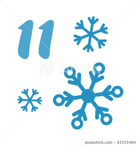 Christmas Advent calendar template in flat style. Christmas Advent calendar template in flat style. 83335469