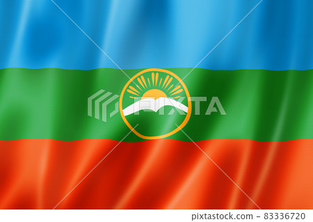Karachay Cherkessia state - Republic -  flag, Russia 83336720