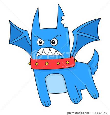 ferocious dog who guards the gates of hell, doodle icon image kawaii ferocious dog who guards the gates of hell, doodle icon image kawaii 83337147