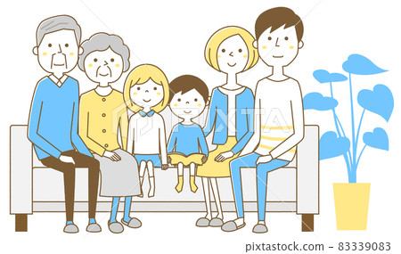Family three generation sofa Family three generation sofa 83339083