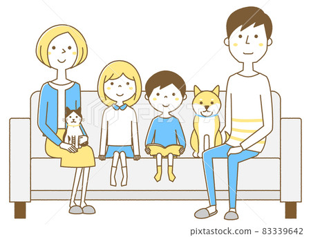 Family 2nd generation sofa 83339642