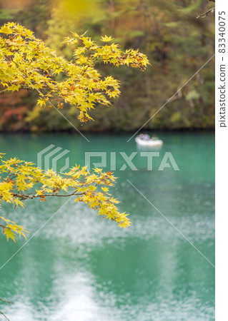 福島縣北鹽原村秋色中的毗沙門沼(五色沼)風景 福島縣北鹽原村秋色中的毗沙門沼(五色沼)風景 83340075