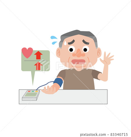 Men with high blood pressure 83340715