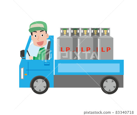 運送丙烷氣的男子 運送丙烷氣的男子 83340718