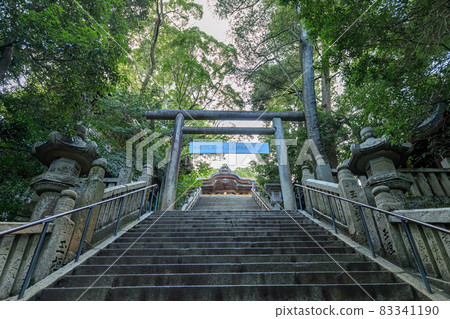 Kotohiragu Shrine in early autumn, Kotohira Town, Kagawa Prefecture 83341190