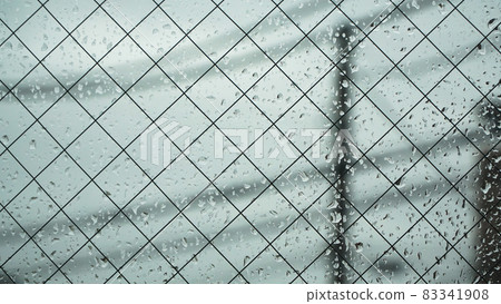 Rain on glass Rain on glass 83341908