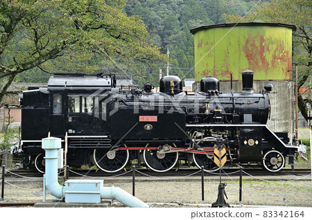 Steam locomotive C12167 of Wakasa Railway in Wakasa Town, Tottori Prefecture 83342164