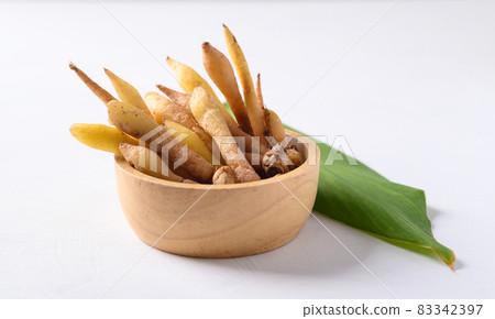 Fresh Kaempferia or fingerroot, Organic herbal plant Fresh Kaempferia or fingerroot, Organic herbal plant 83342397