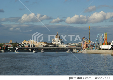 Cathedral of Christ the Saviour of the Pushkinskaya Quay, Moscow, Russia 83342647