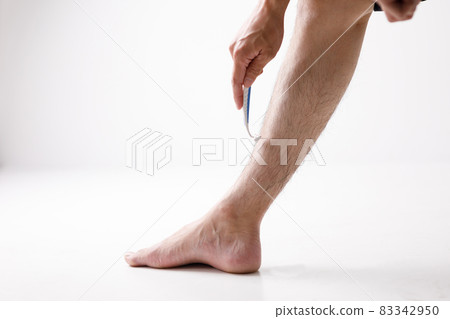 Male shin hair 83342950