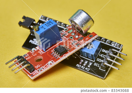 Global semiconductor shortage. Computer chip and semiconductor shortage hurting car industry production. Semiconductor chip shortage could extend several years 83343088