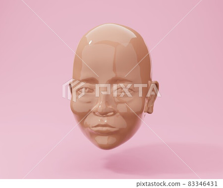 Protection of the rights of women and national minorities concept. Feminism female face. Protection of the rights of women and national minorities concept. Feminism female face. 83346431