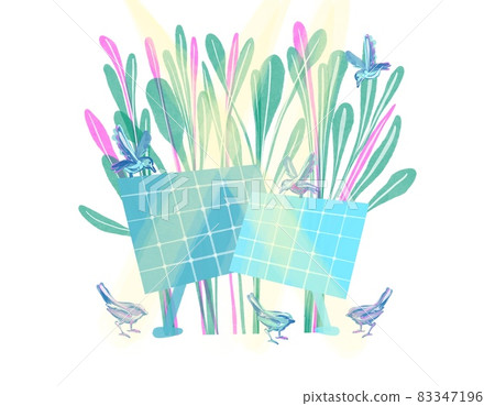 Hand drawn conceptual art on ecology. Watercolor illustration of solar panel. 83347196