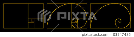 Golden Ratio Fibonacci set. 83347485