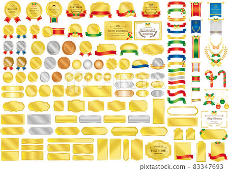 聖誕獎牌框架集 83347693