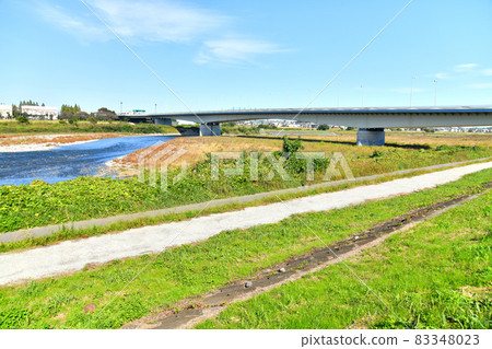 Inagi Ohashi / Tama River upstream / View from Inagi City side (Inagi City, Tokyo) [2021.10] 83348023