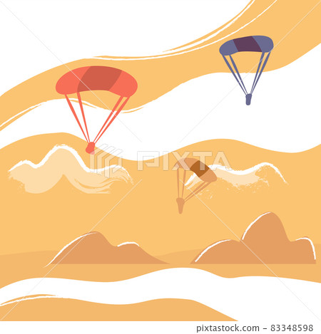 Landscape with Parachutists 83348598