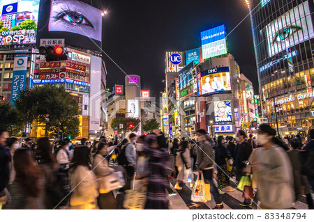Tokyo cityscape in Japan With the cancellation of time reduction, certified stores are now open. Shibuya is already crowded as usual = October 25th Tokyo cityscape in Japan With the cancellation of time reduction, certified stores are now open. Shibuya is already crowded as usual = October 25th 83348794