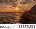 Djibouti sunset view on Seven Brothers Islands 83353831