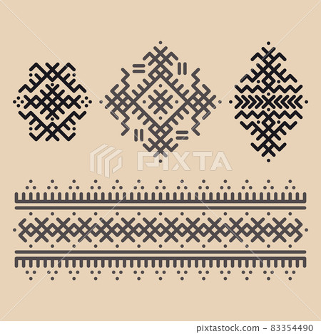 North African Amazigh Berber symbols, Moroccan Amazigh Berber tattoo motif,  Kabyle symbol Stock Vector | Adobe Stock