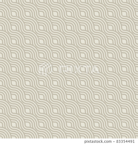 Curved lines seamless pattern 83354491