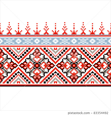 Slavic ornament for cross stitch 83354492
