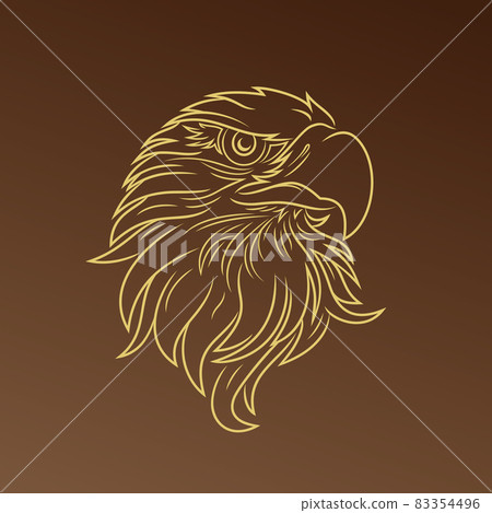 Eagle head vector image 83354496