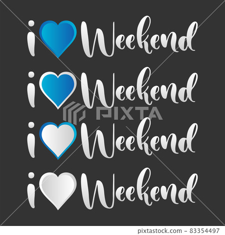 Illustration of a weekend loading postcard in rainbow colors. Illustration of a weekend loading postcard in rainbow colors. 83354497