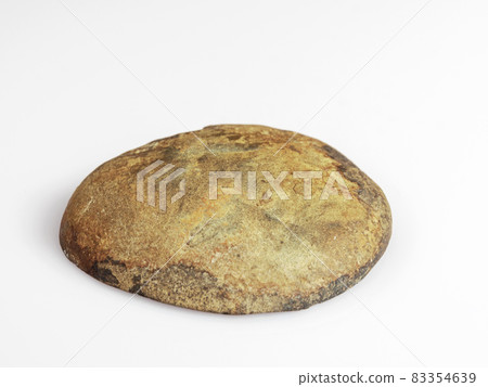 Septaria on a white background. Turtle stone. Dragonstone. 83354639