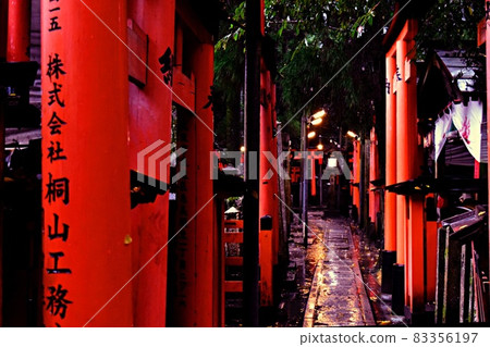 Torii of Fushimi-Inari Taisha Shrine Torii of Fushimi-Inari Taisha Shrine 83356197