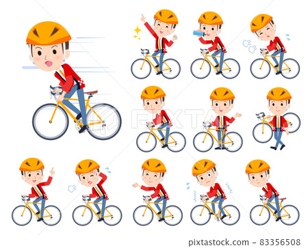 A set of men's sales happi coats on a road bike 83356508