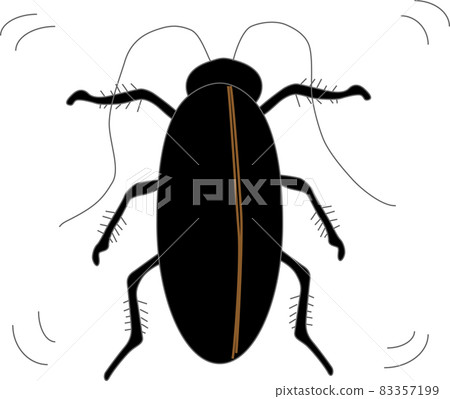 Image of a dry cockroach 83357199