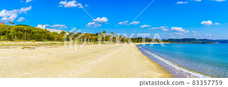 千里濱海灘全景[長崎縣平戶市] 83357759