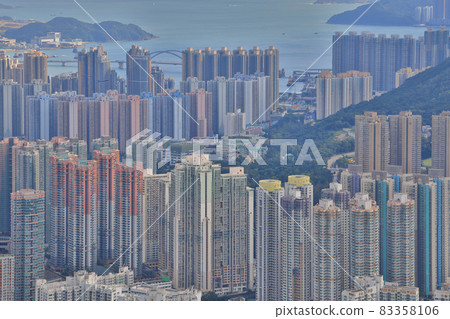 the landscape of Tseung Kwan O, hong kong 17 Oct 2021 the landscape of Tseung Kwan O, hong kong 17 Oct 2021 83358106