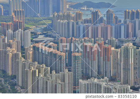 the landscape of Tseung Kwan O, hong kong 17 Oct 2021 83358110