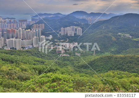 the landscape of Razor Hill, hong kong 17 Oct 2021 the landscape of Razor Hill, hong kong 17 Oct 2021 83358117