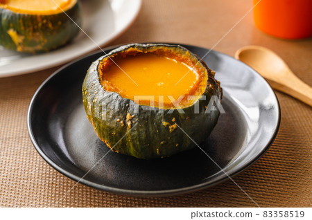 Handmade pumpkin pudding 83358519