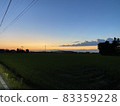 Sunset and clouds 83359228