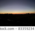 Country sunset glow 83359234