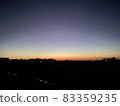 Country sunset glow 83359235