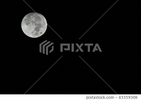 北斗市白州町10月19日14日夜月（位置：左上） 83359306