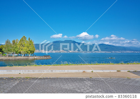 【琵琶湖（市民廣場）】滋賀縣大津市由美濱 83360118