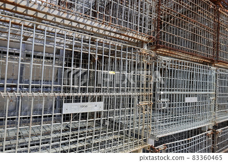 Stacked iron baskets 83360465