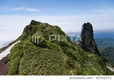 Rishiri Namen and Candle Rock Rishiri Namen and Candle Rock 83362571
