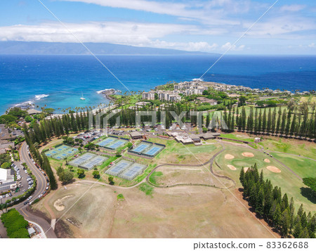 Aerial view of Kapalua coast in Maui, Hawaii Aerial view of Kapalua coast in Maui, Hawaii 83362688